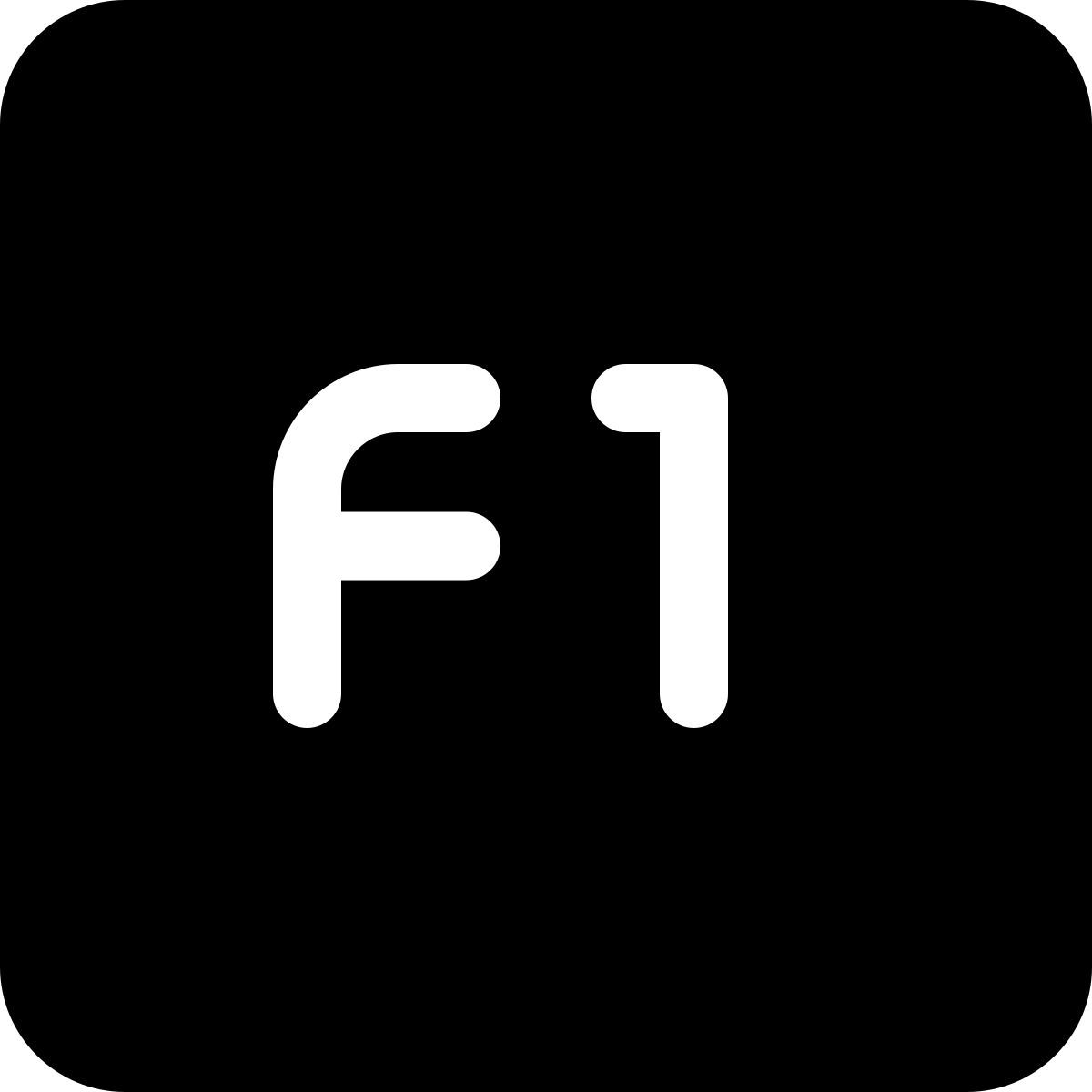 tasto f1 icon