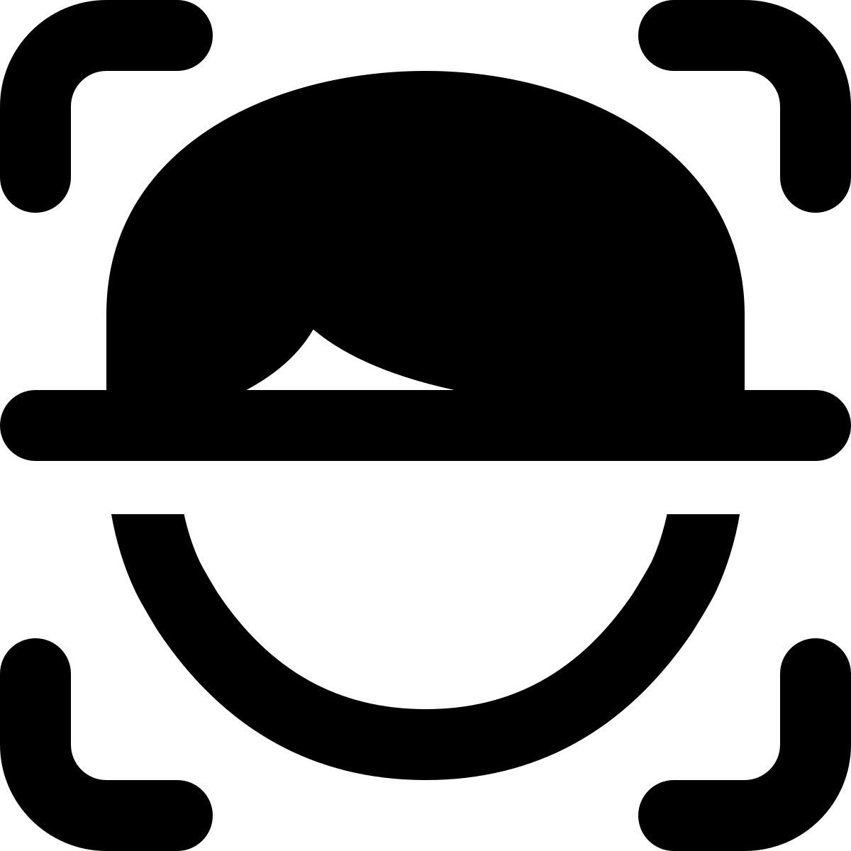 face scanning icon