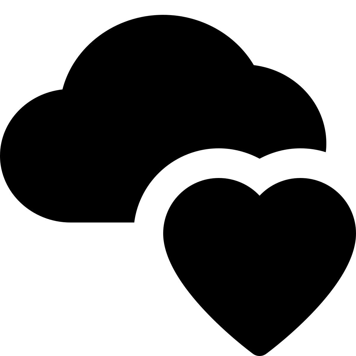favorite cloud icon