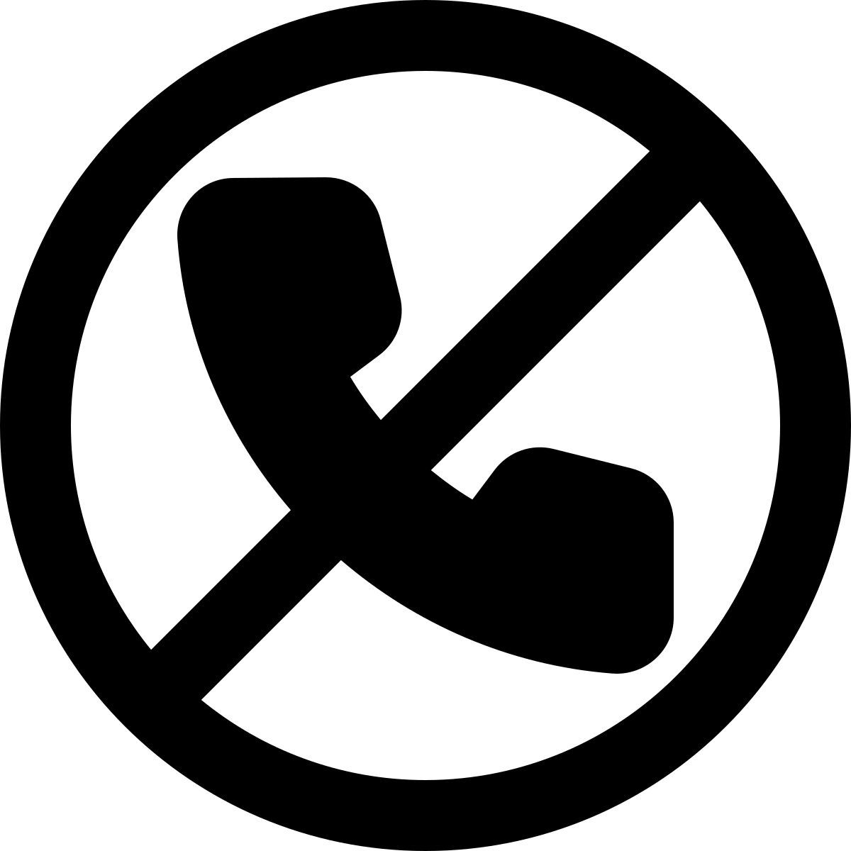 kein telefon icon