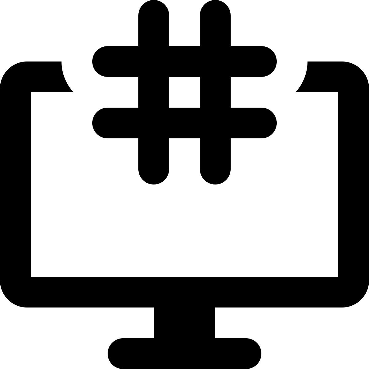 hashtag des médias sociaux icon