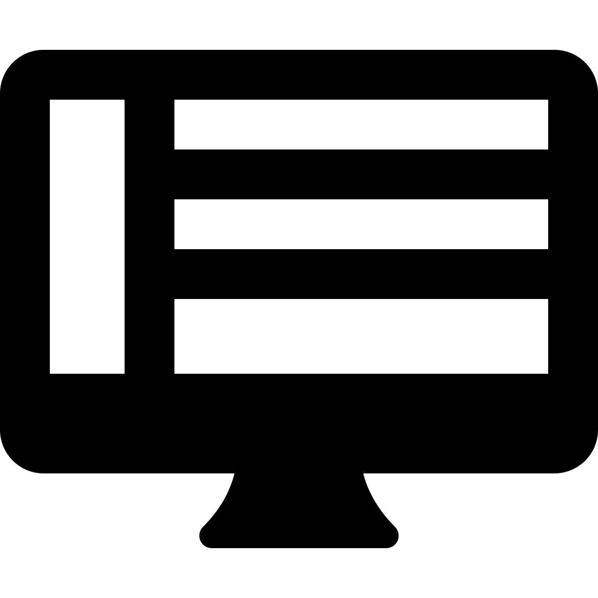 layout da área de trabalho icon