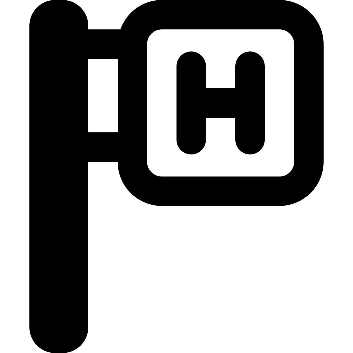 cartello dell'ospedale icon