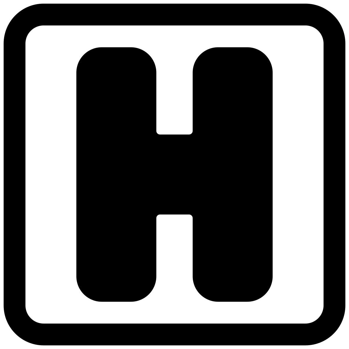 cartello dell'ospedale icon