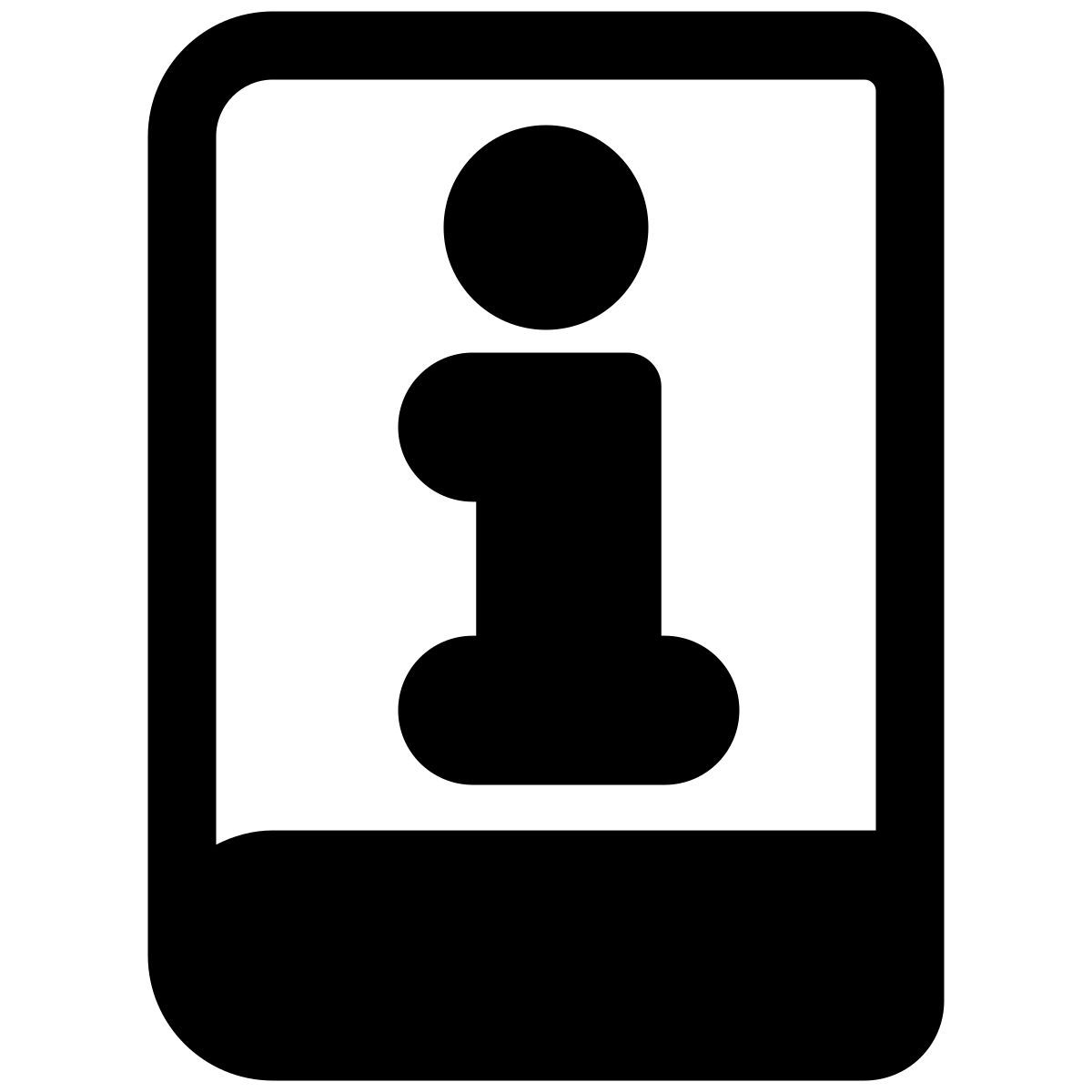 folheto informativo icon