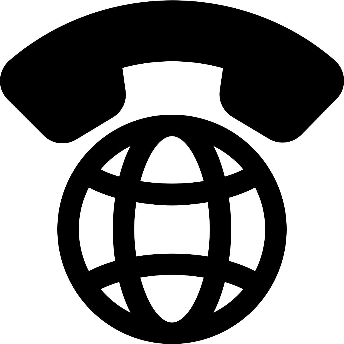 international call icon