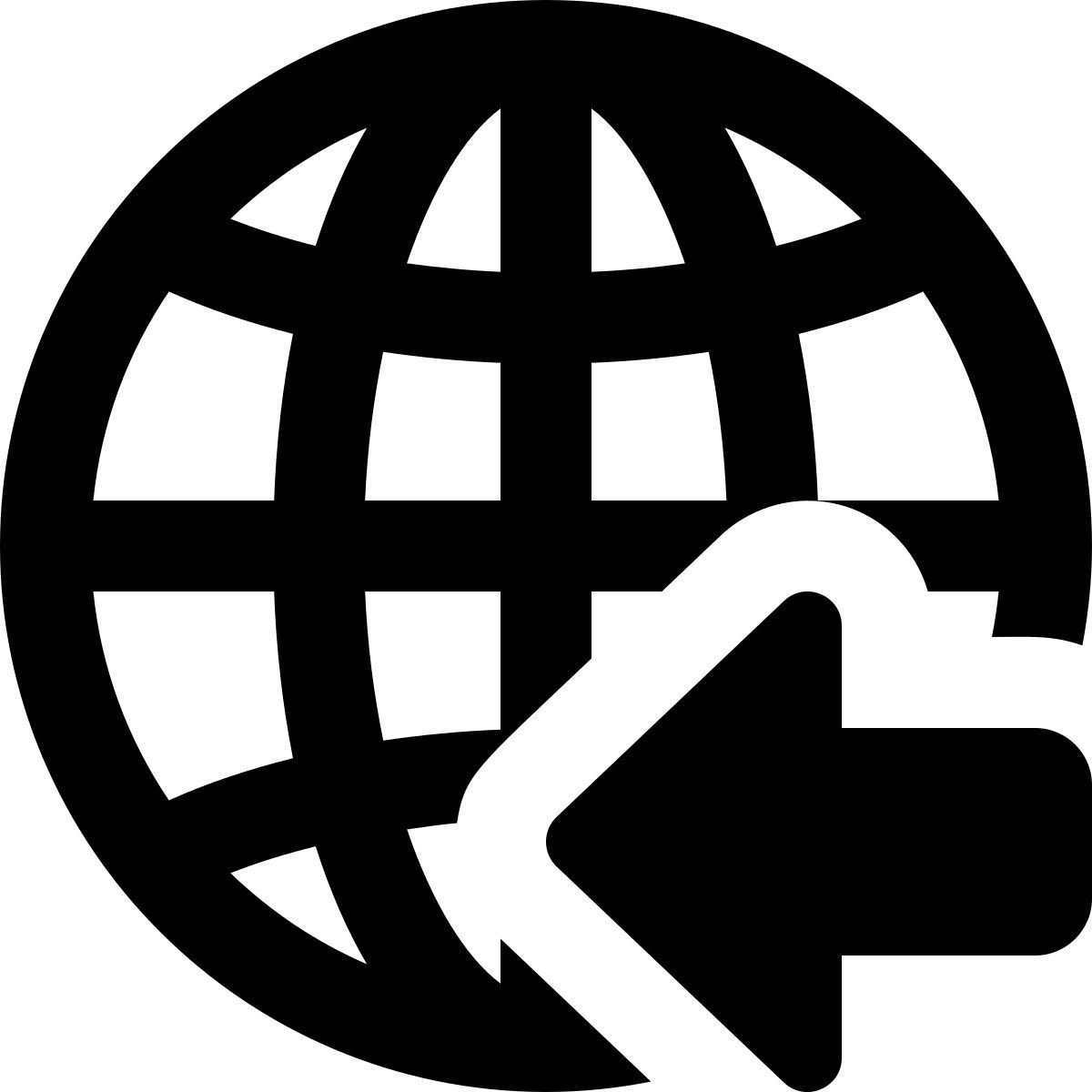 previous web page icon
