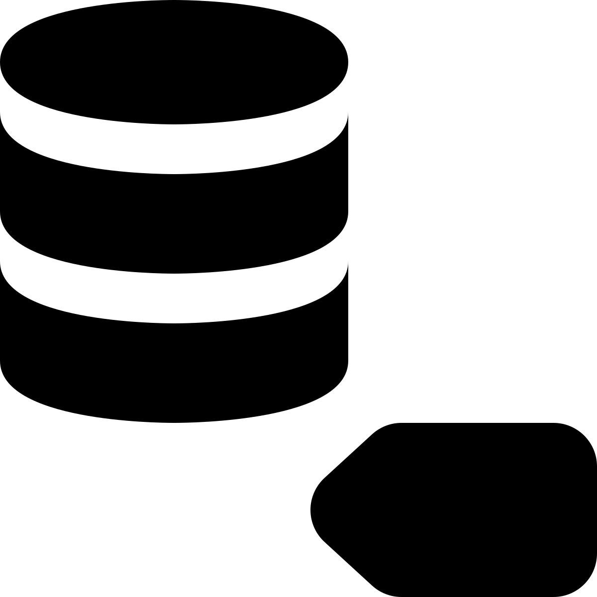 database label icon