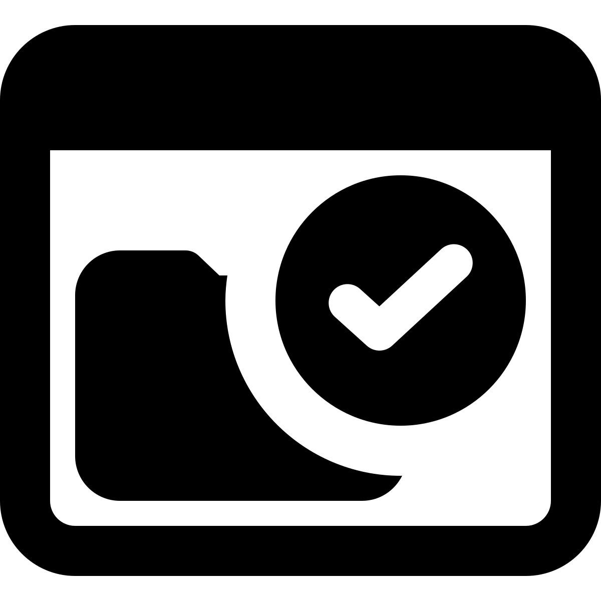 verifizierter ordner icon