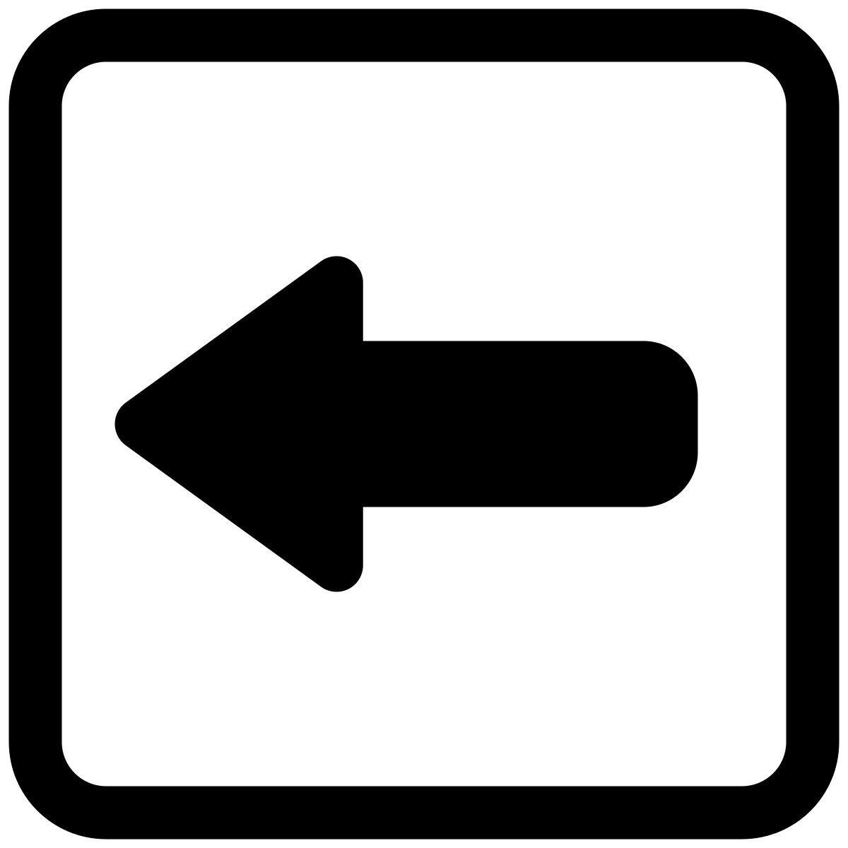 left arrow icon
