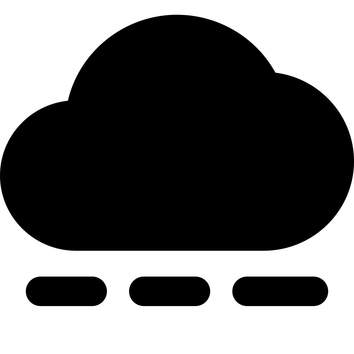 cloud loading bar icon