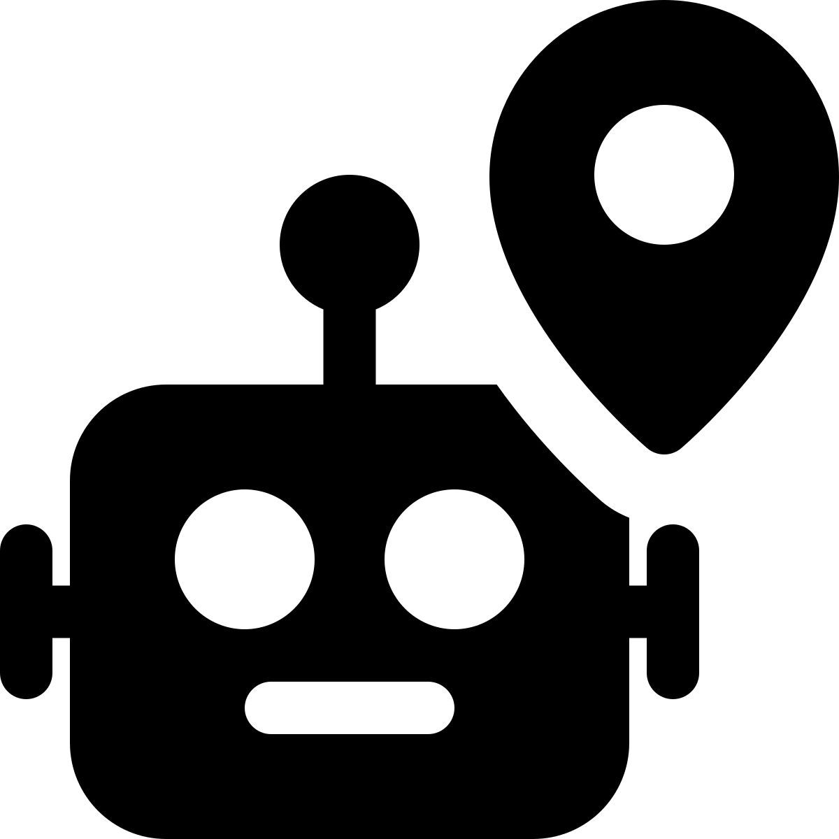 posizione del robot icon