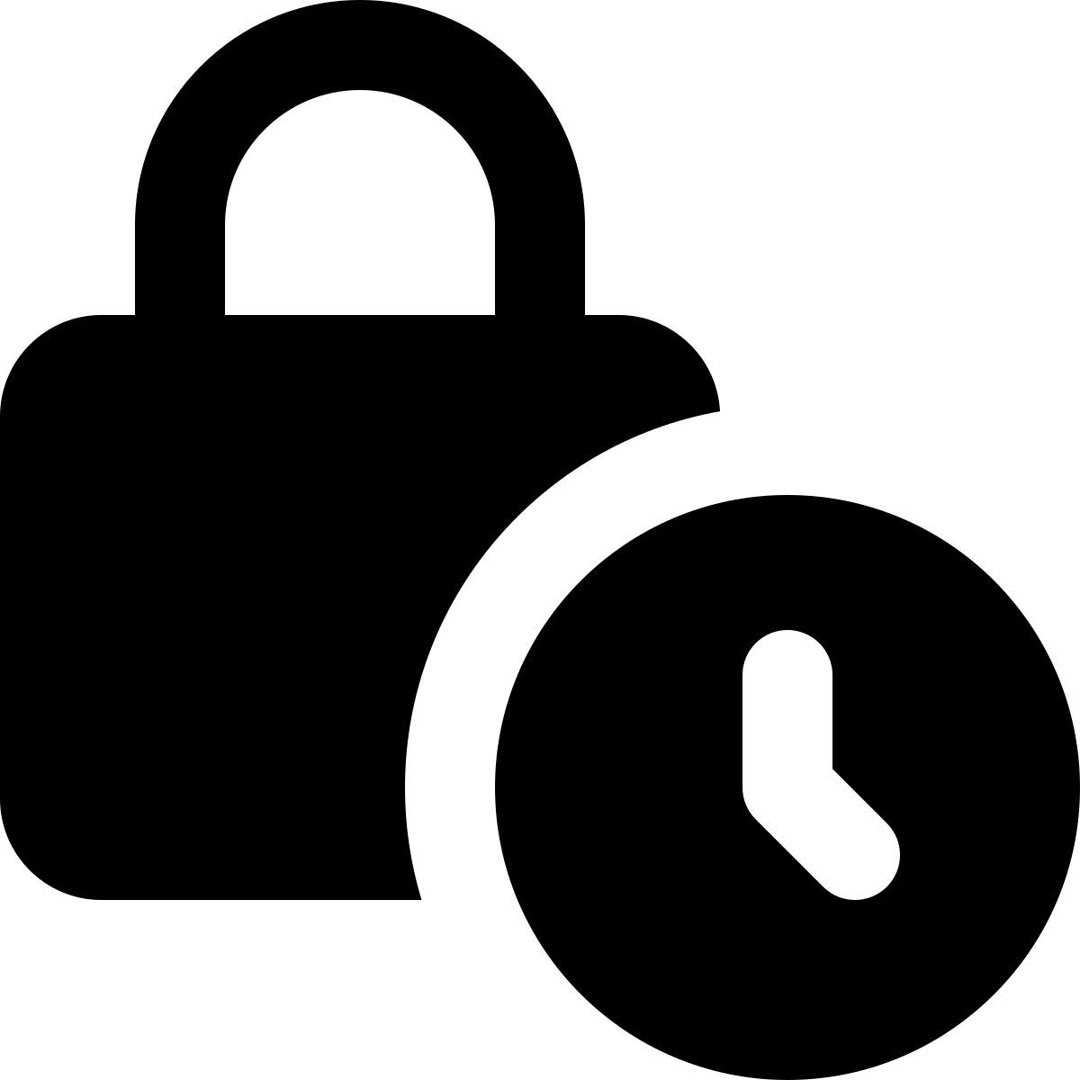vorhängeschloss timer icon