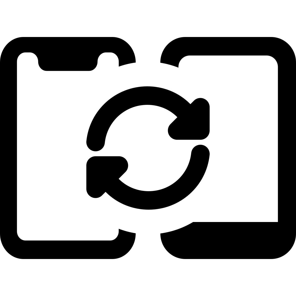 phone synchronization icon