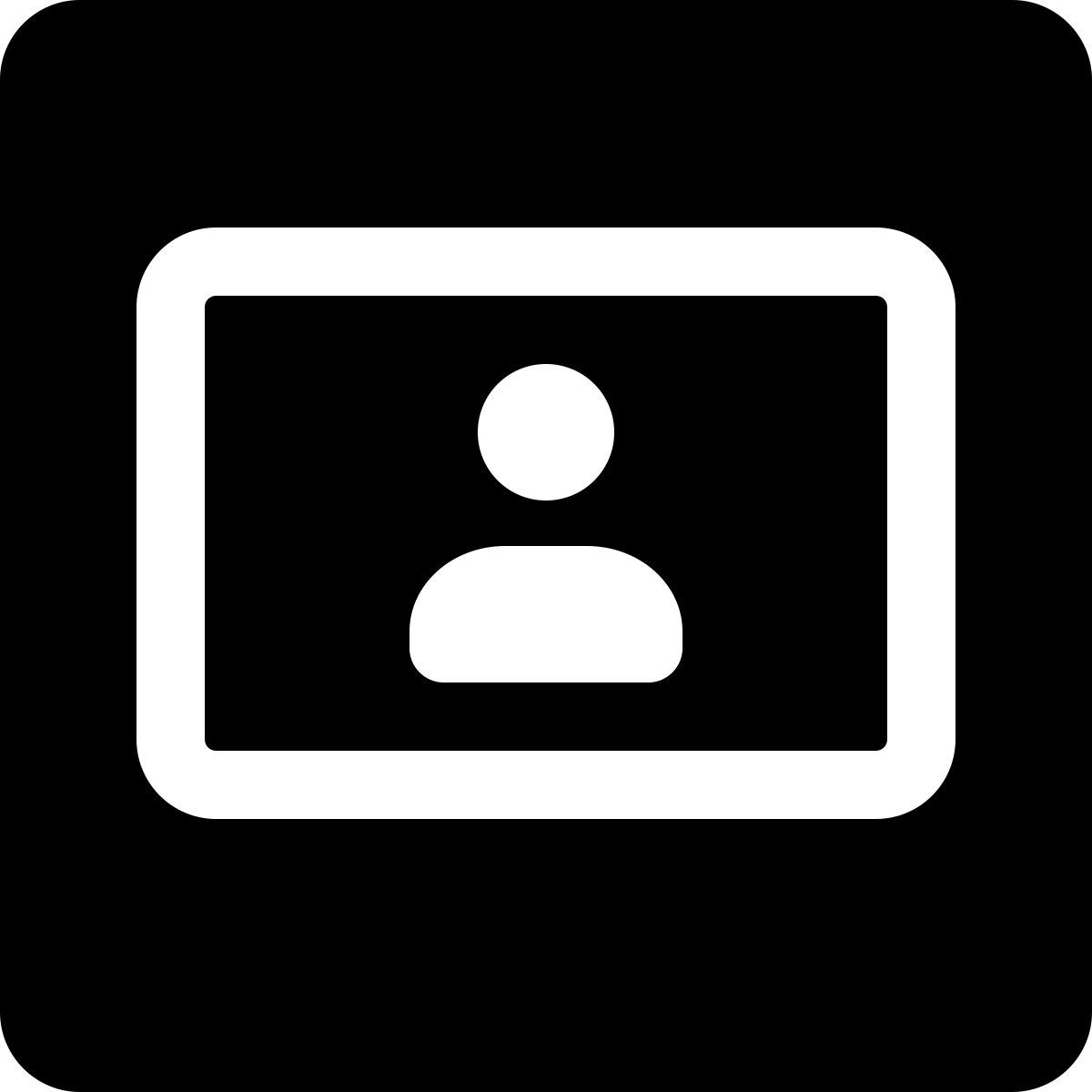 tarjeta de contacto icon