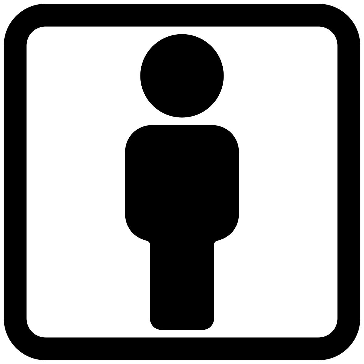 men's room icon