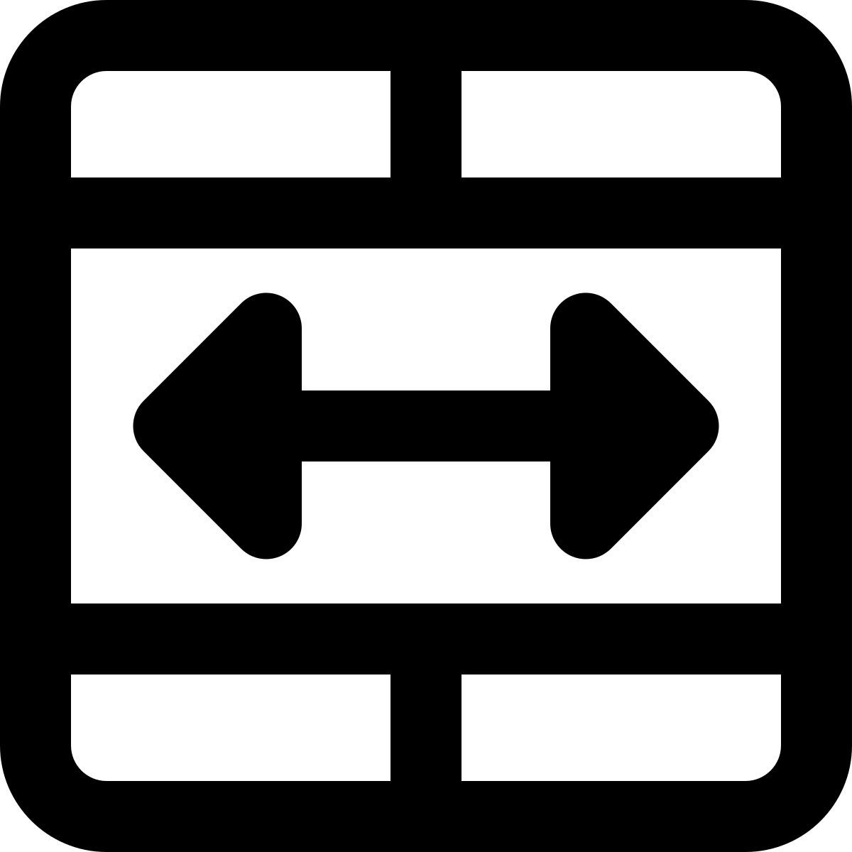 fusionner et centrer icon