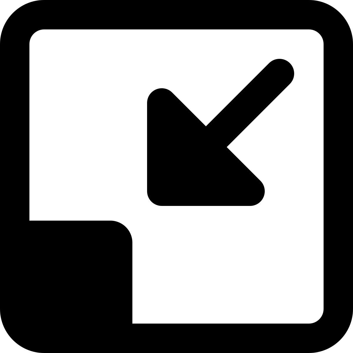 fenster minimieren icon