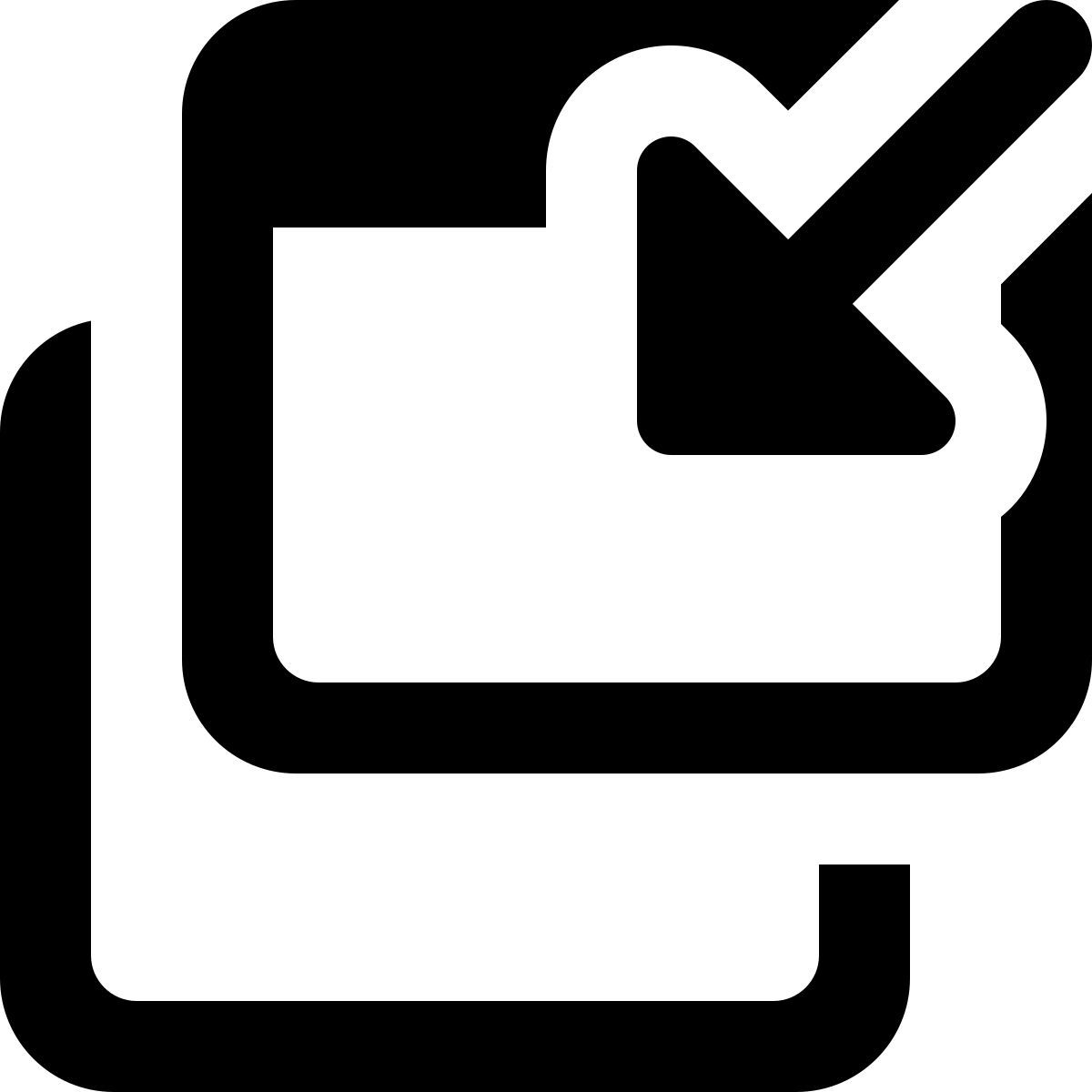 minimizing tab icon