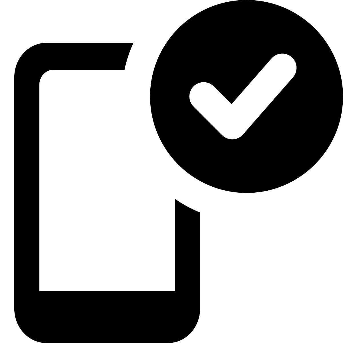 phone check icon