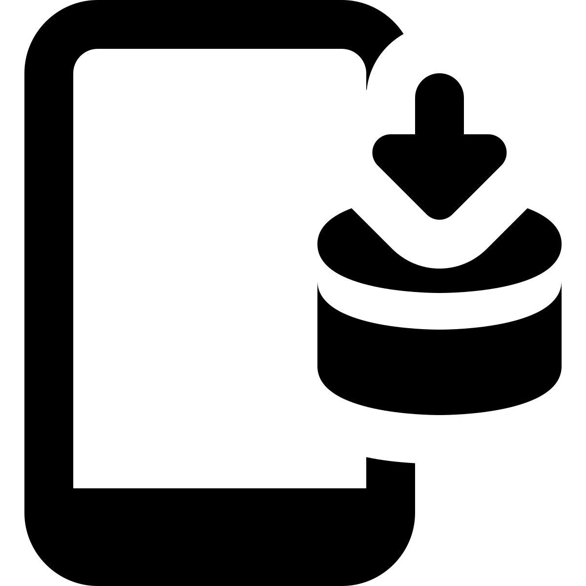 Téléchargement mobile icon