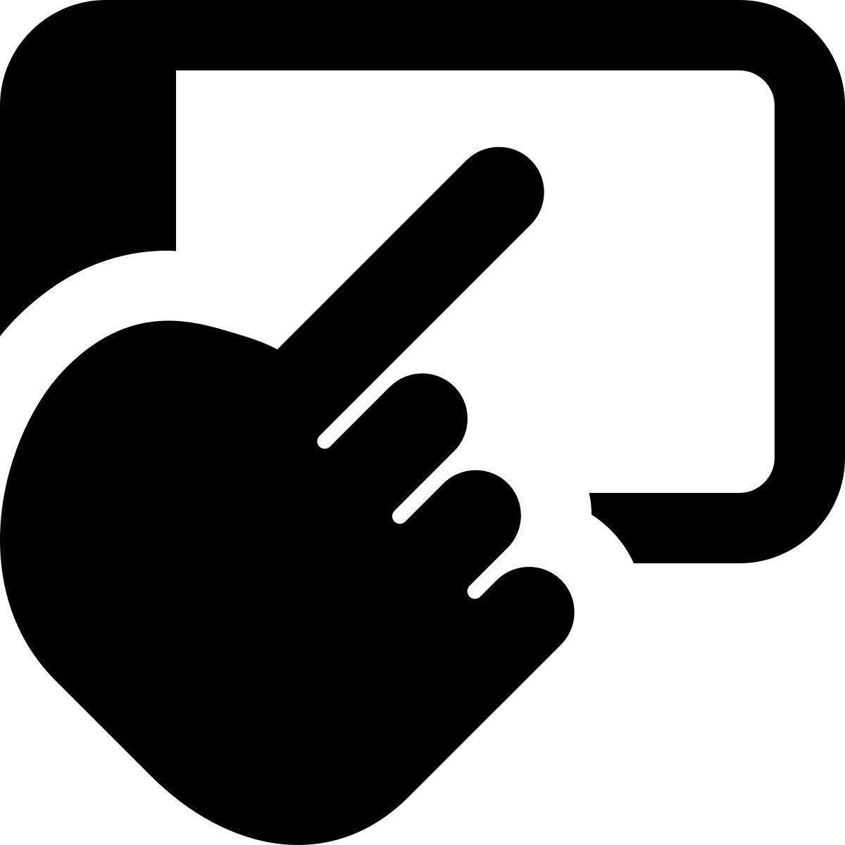 schermo tattile icon