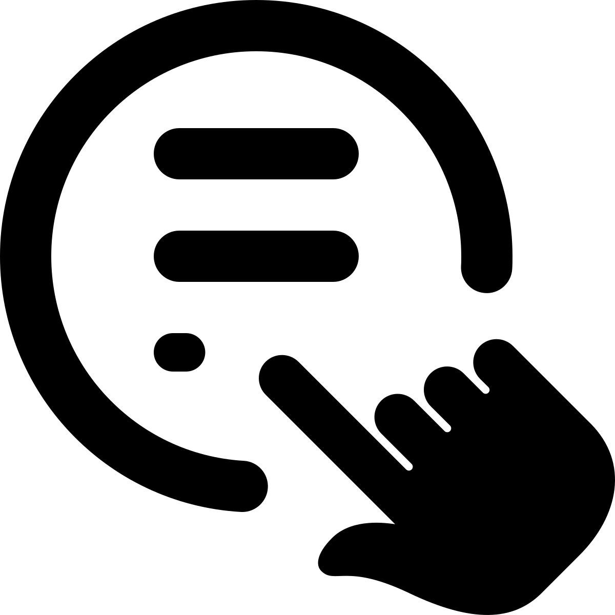 click on hamburger menu icon