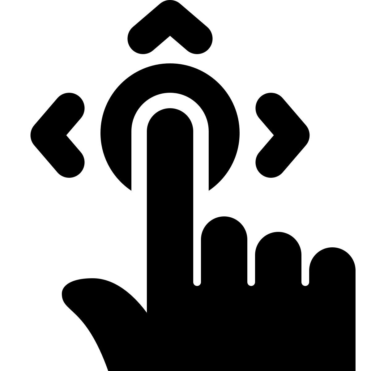 Geste de déplacement icon