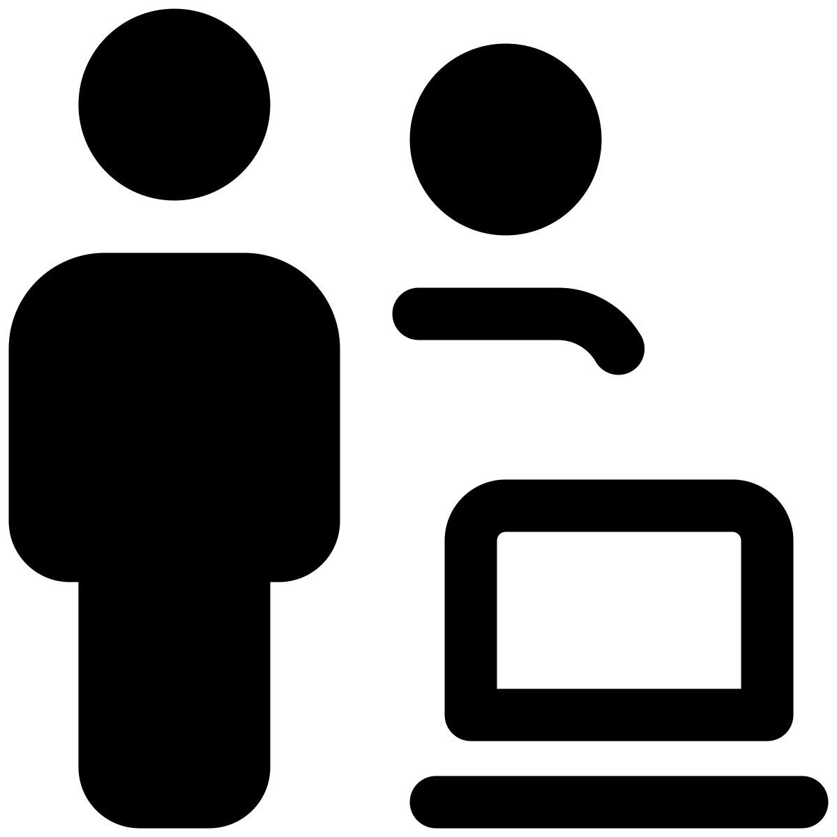 laptop users icon