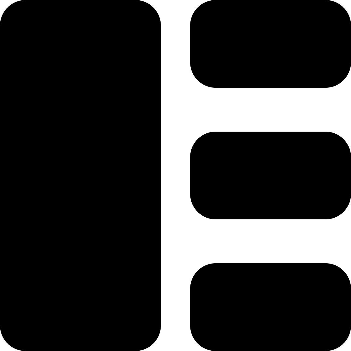 vertikales layout icon