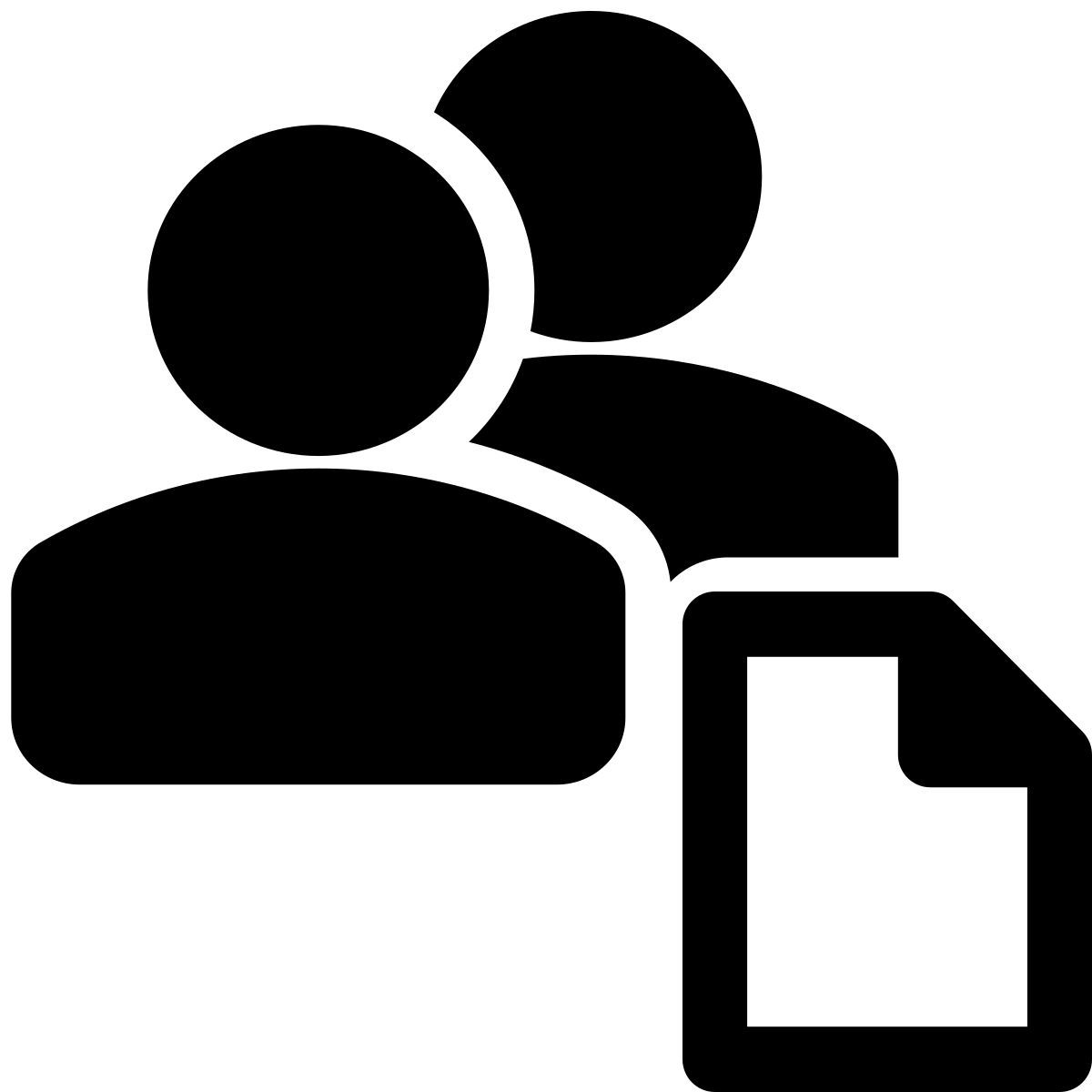 document de groupe icon