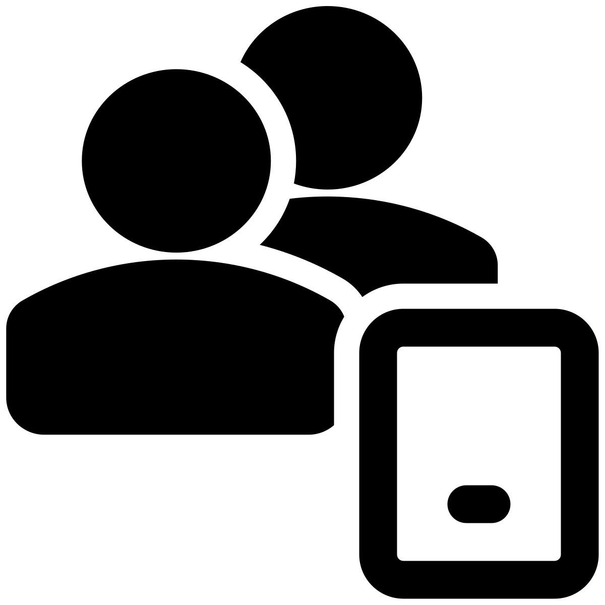 usuarios de teléfonos inteligentes icon