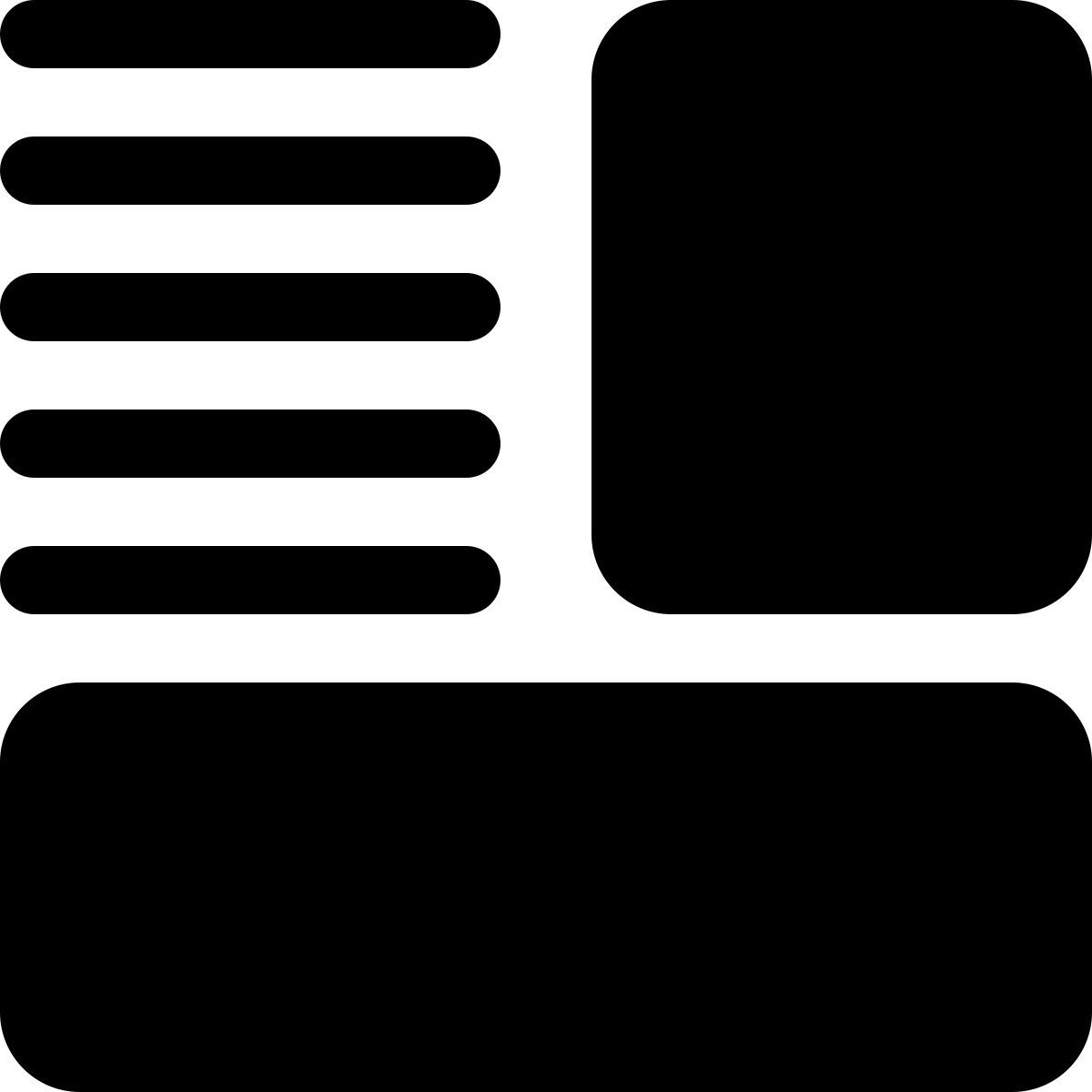 disposition du texte icon