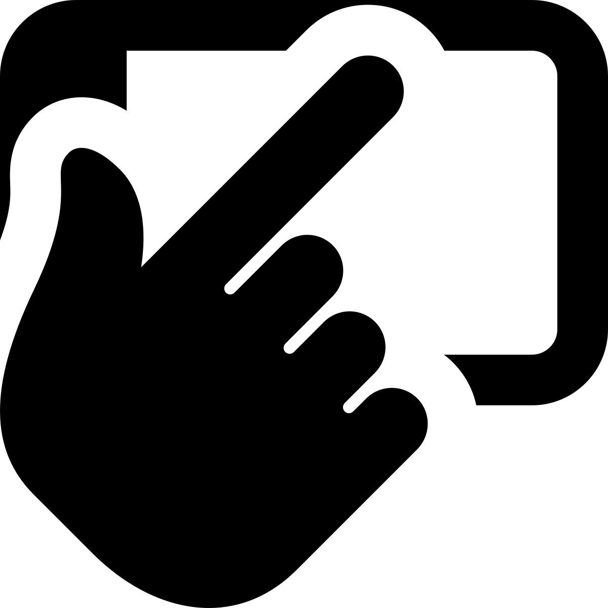 multitouch screen icon