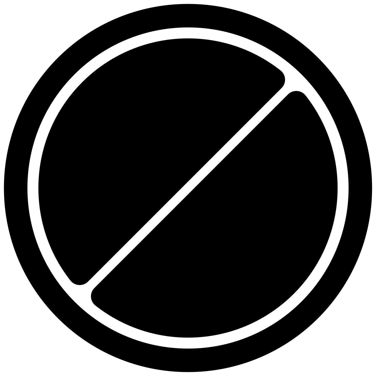 no entry icon