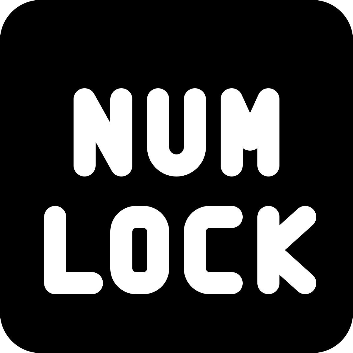 num lock icon
