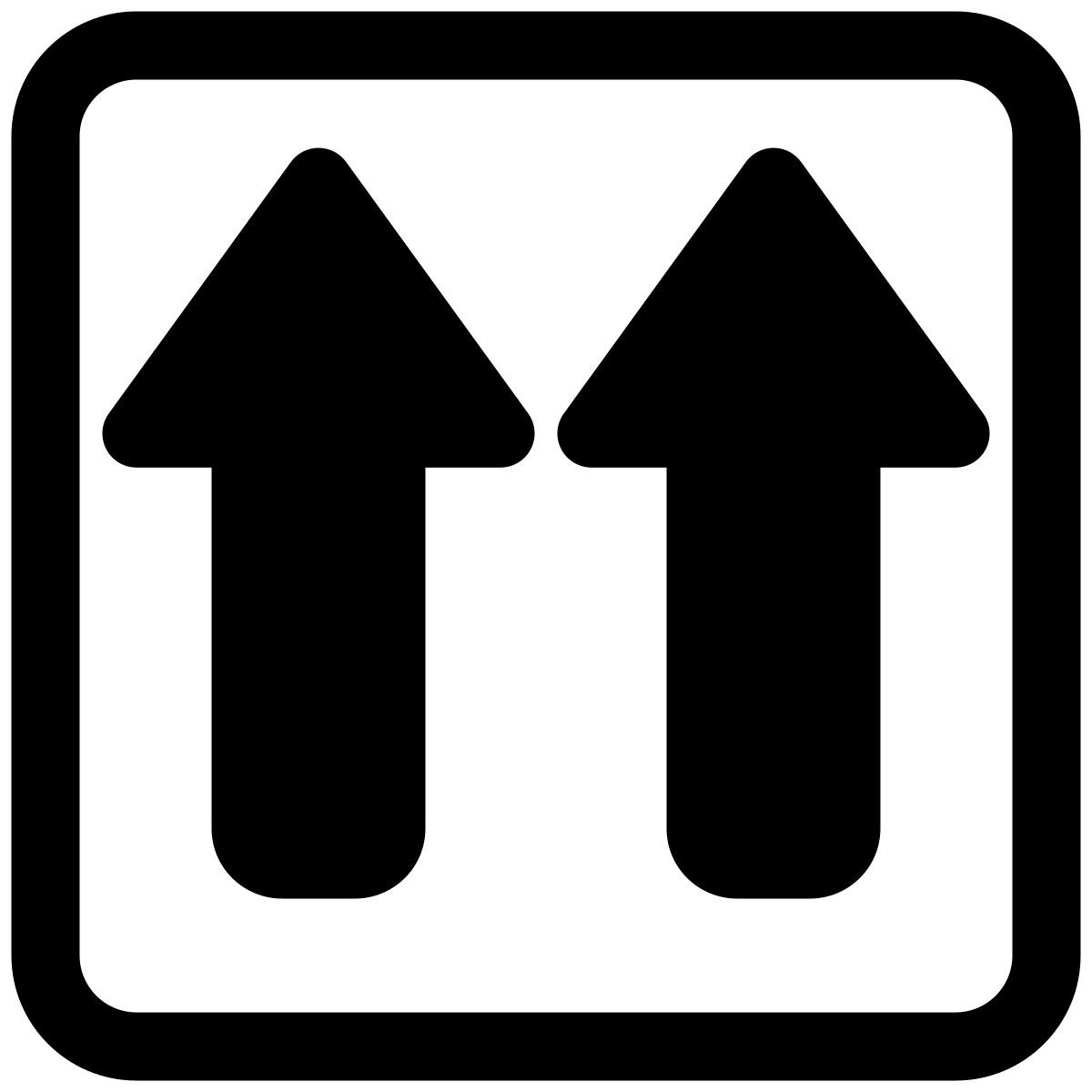 tráfico de un solo sentido icon
