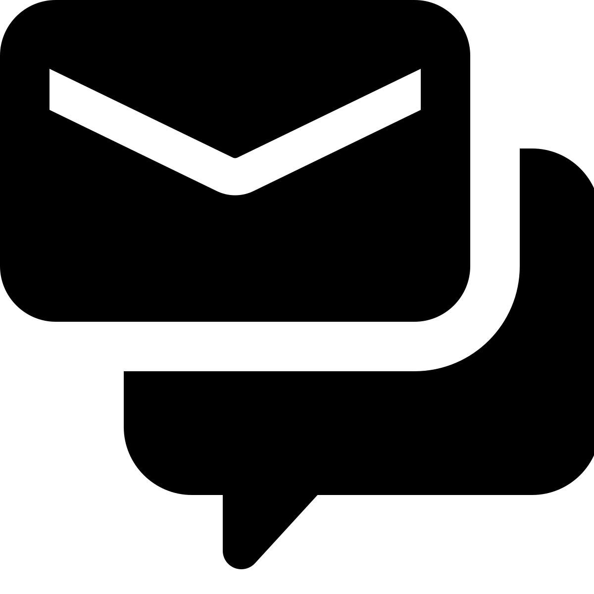 online mail konversation icon