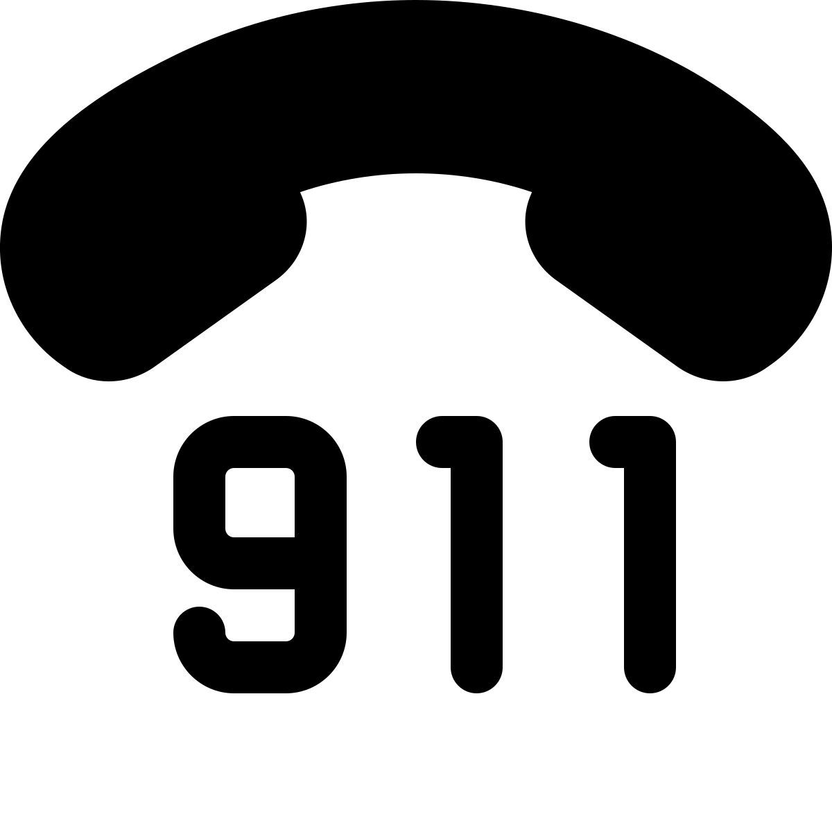 911 call icon