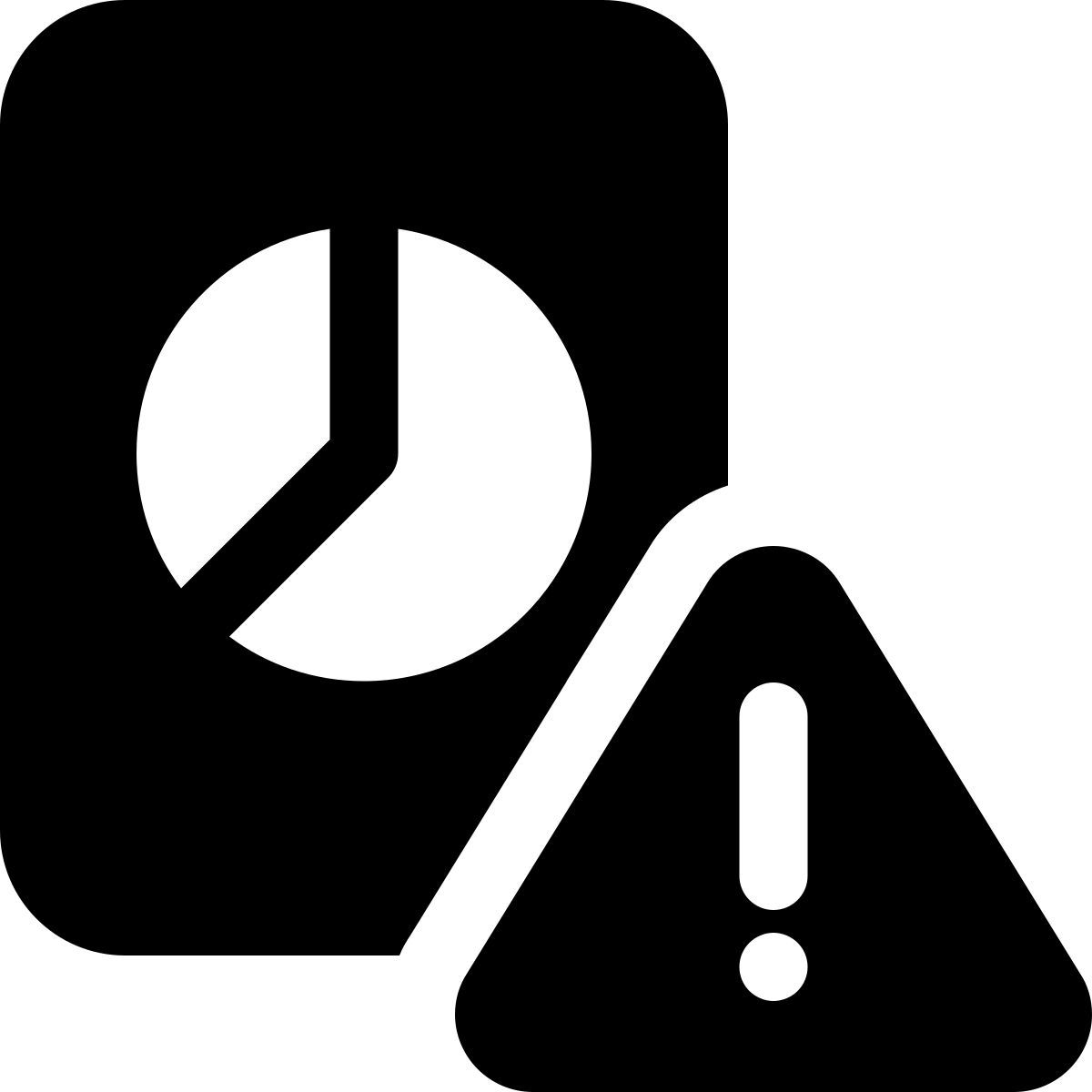 error en el gráfico circular icon