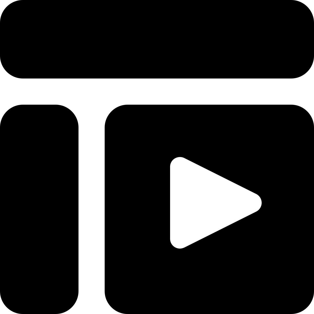 contenu vidéo icon