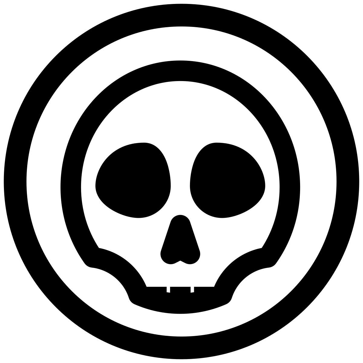 poison sign icon