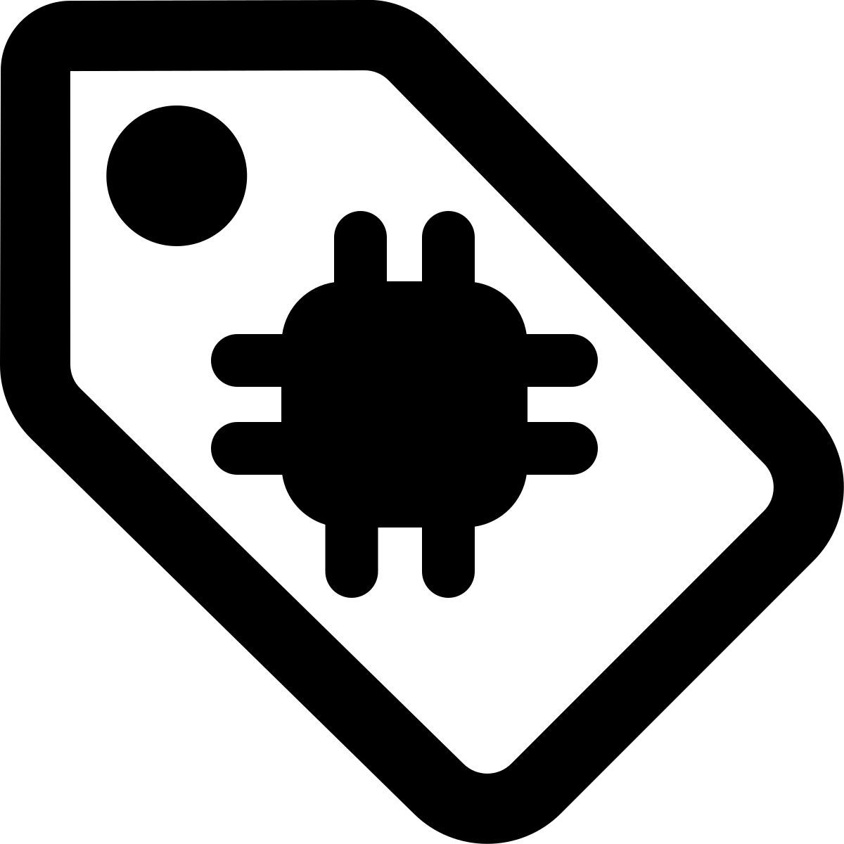 microprocessor price icon