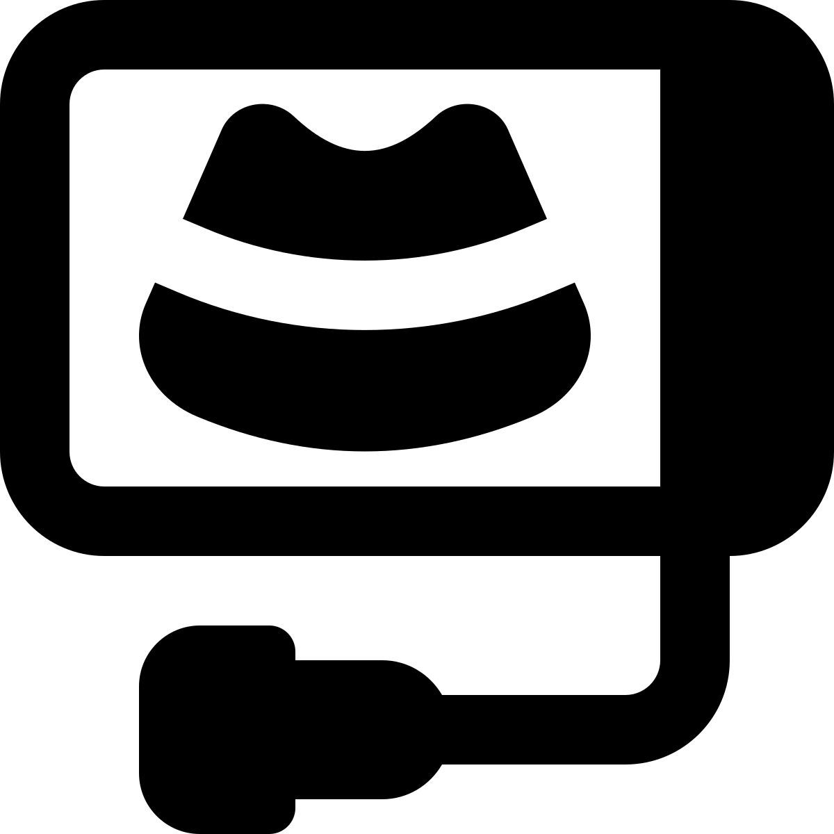 ultrasound screen icon