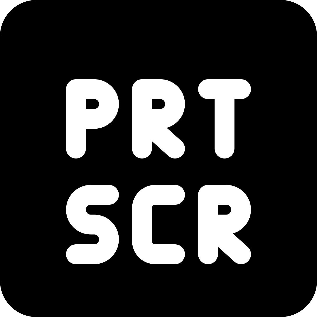 external prt scr para uma captura de tela função tecla teclado negrito tal revivo icon