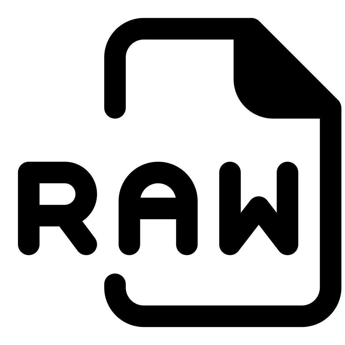 raw file icon