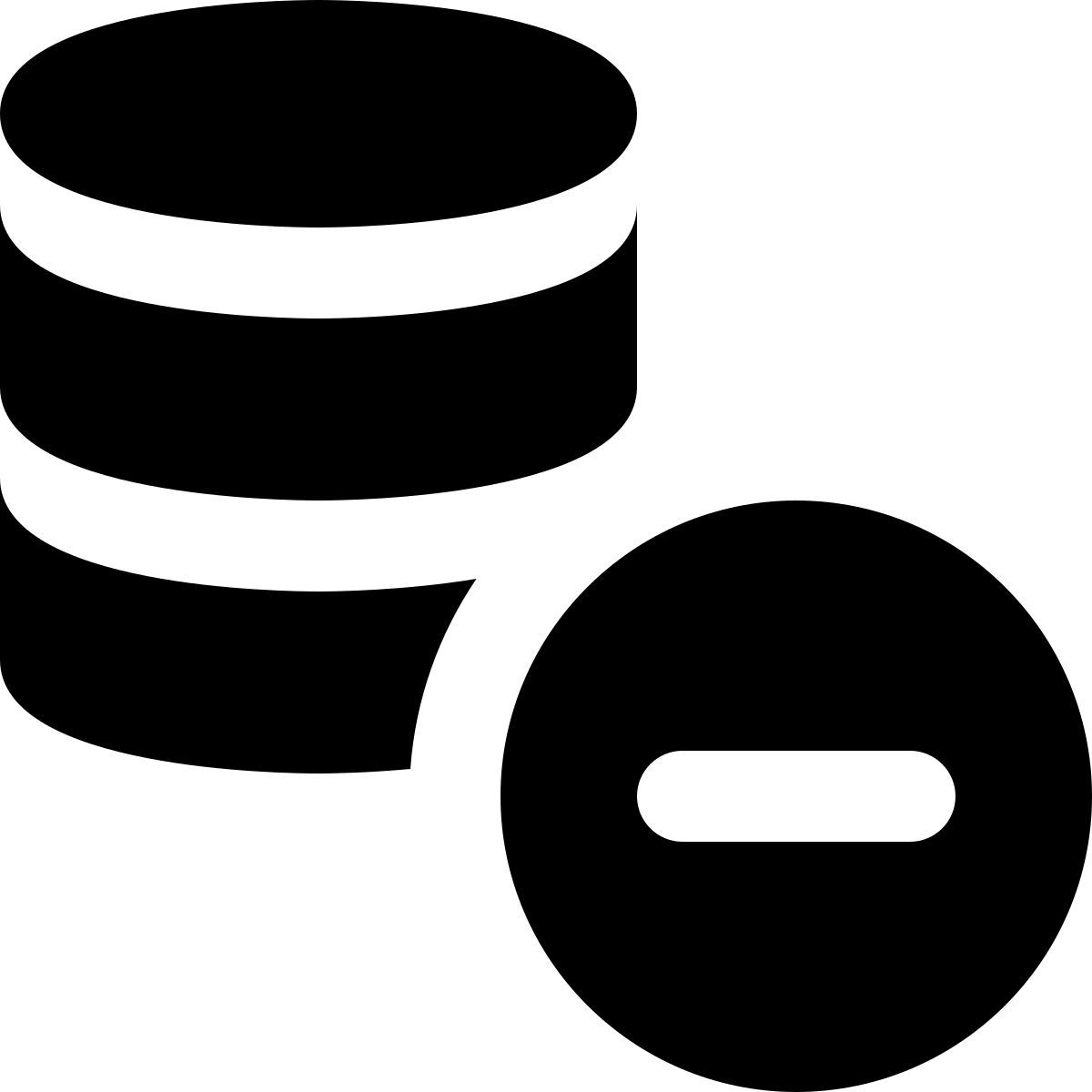 remove database icon