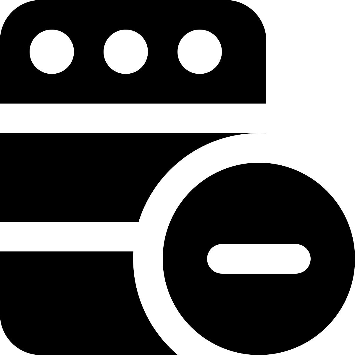 server entfernen icon