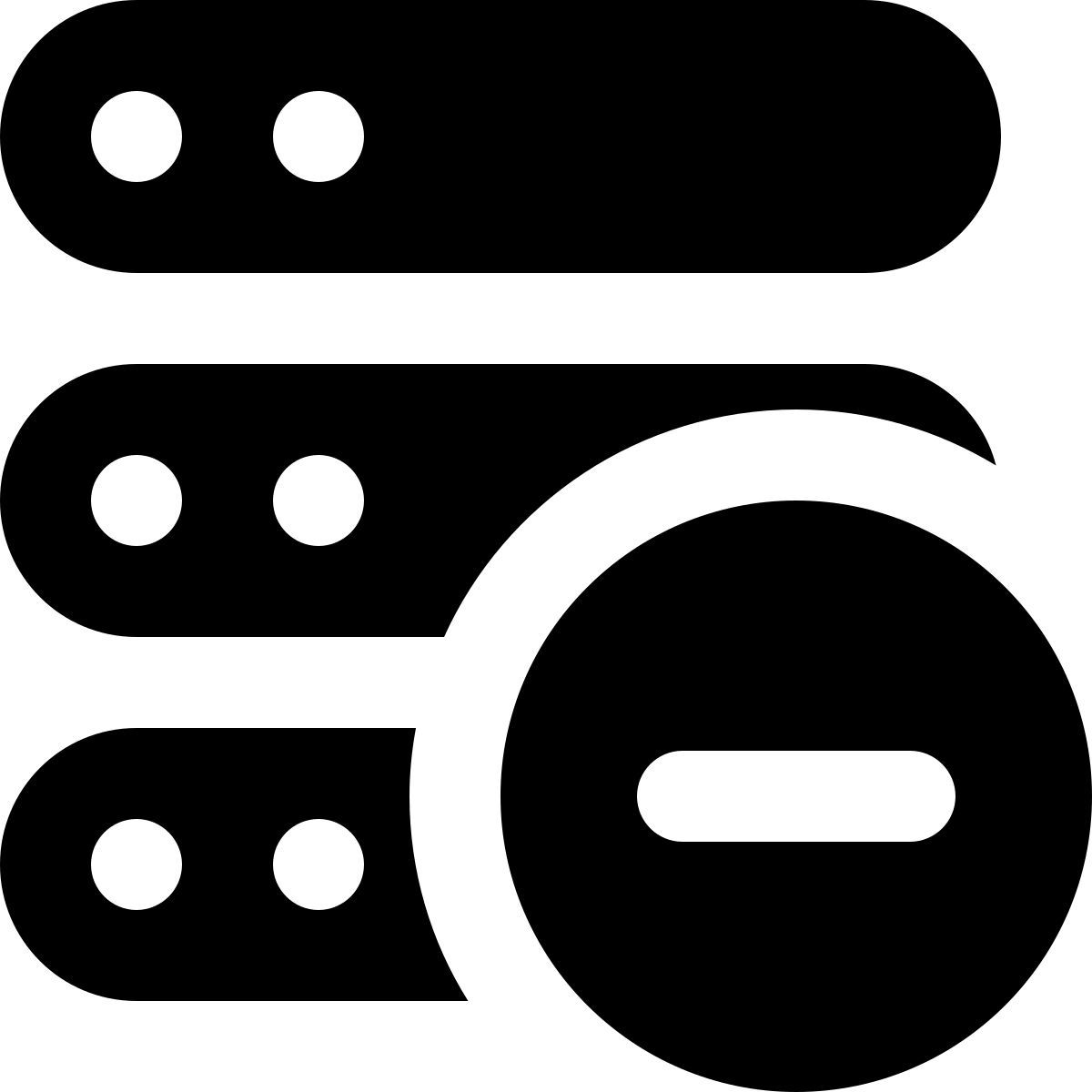 server entfernen icon