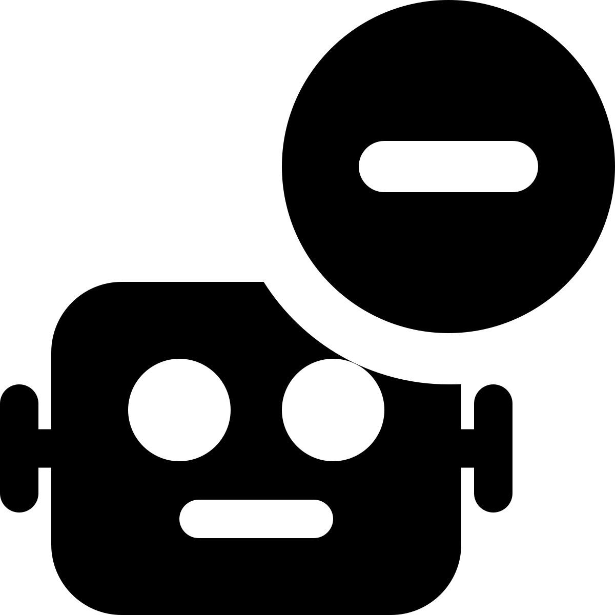 rimuovi la funzione robot icon